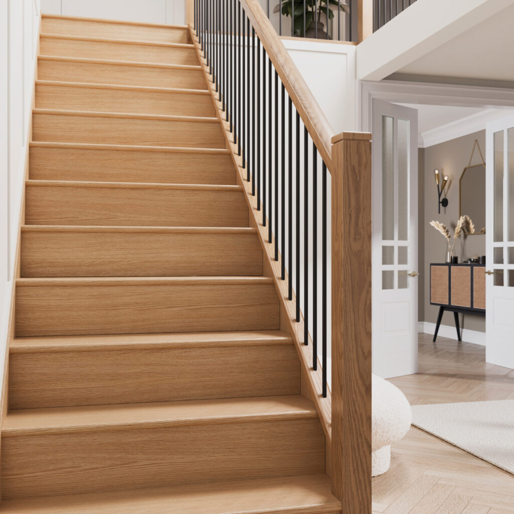 Oak Stair Cladding Treads with Reversible Risers - Buy Cheap Stairparts